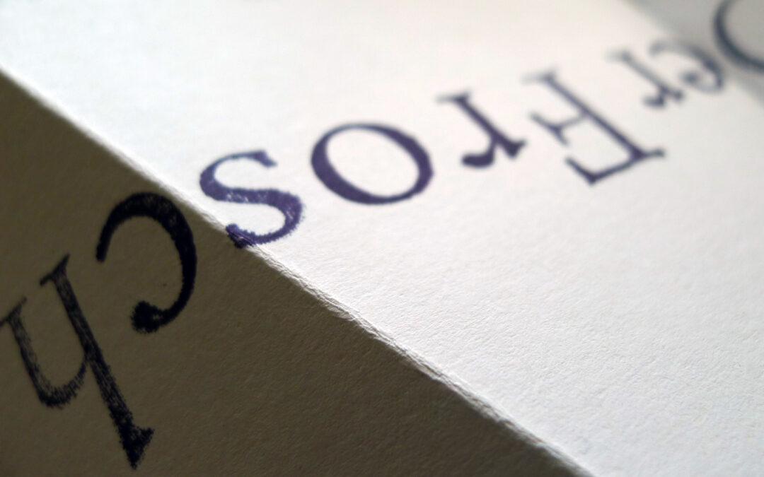 vom papier zum buch. OFFENES ATELIER AM 2. UND 3. MAI IN HOHENOFEN